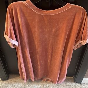 Vici Rust Velvet Short Sleeve Tee